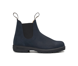 CHELSEA BOOTS - NAVY NUBUCK